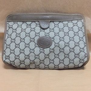 New GUCCI PLUS VINTAGE monogram hand bag mini